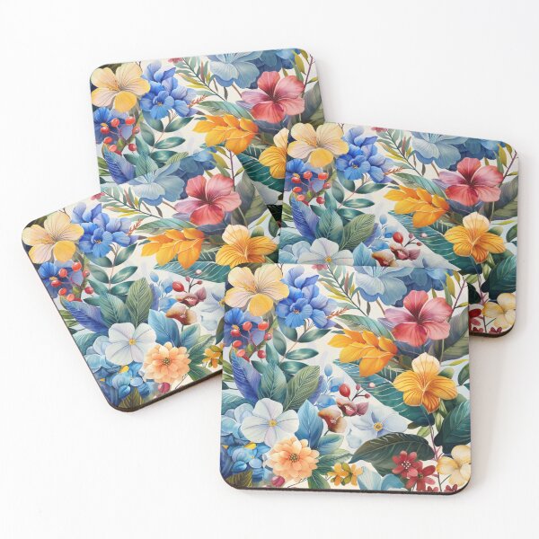 Item preview, Colorful  Floral seamless pattern designed and sold by NGDigitalArt.