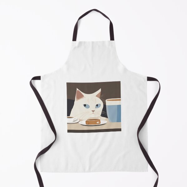 Item preview, Suspicious cat sitting on a coffee table designed and sold by HadleyCruz.
