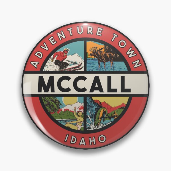 Item preview, McCall Idaho Vintage Style Decal designed and sold by Decal Mania.
