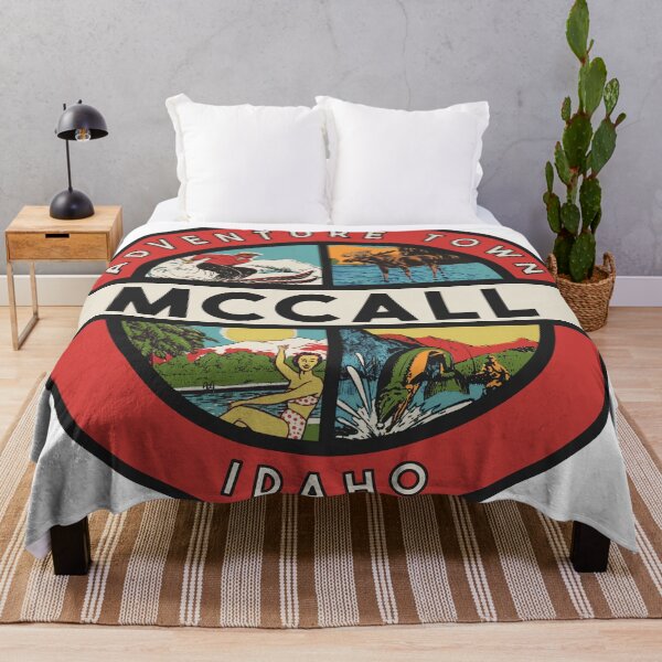 Item preview, McCall Idaho Vintage Style Decal designed and sold by Decal Mania.