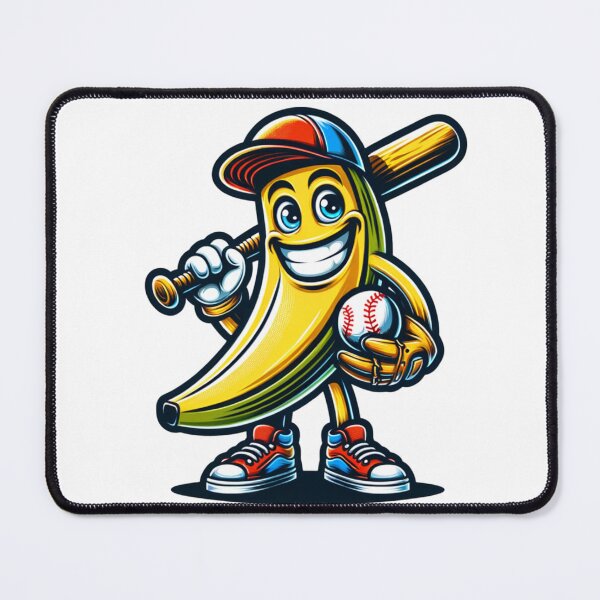 Artikelvorschau, Banane spielt Baseball Obstliebhaber Baseballspieler Feiern Sie Ihre Liebe für Baseball und Bananen entworfen und verkauft von Zbigniew Skrodzki.