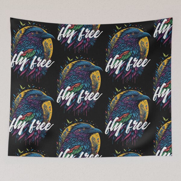 Item preview, Fly free rainbow bird designed and sold by lliiaa1111.