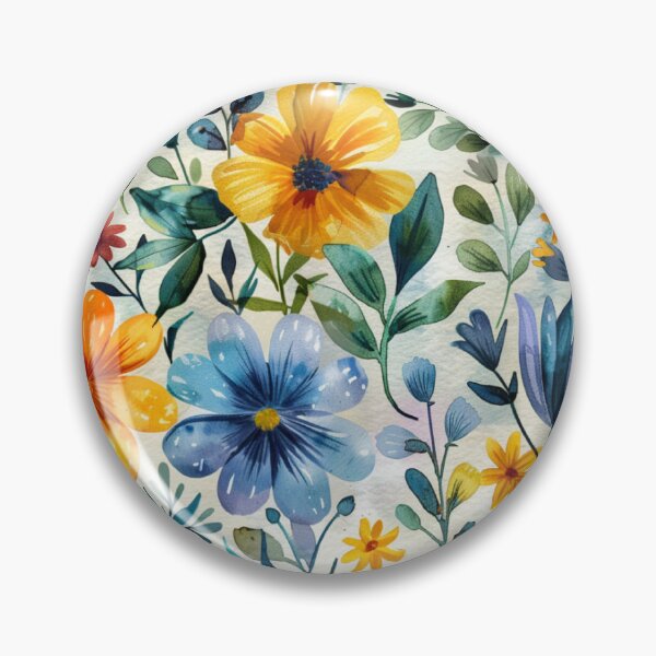 Item preview, Watercolor Flora seamless pattern designed and sold by NGDigitalArt.