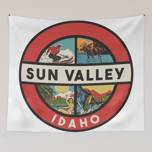 Item preview, Sun Valley Idaho Vintage Style Decal designed and sold by Decal Mania.