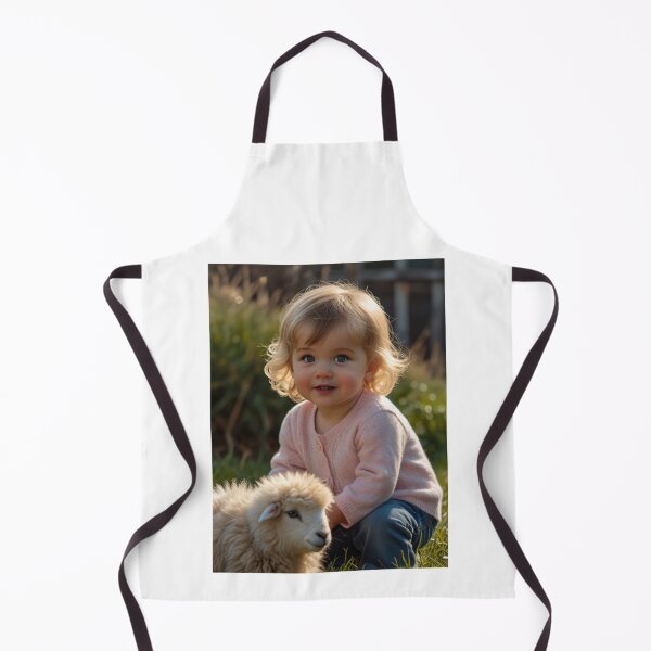 Item preview, A little girl with a sheep designed and sold by Designfs.