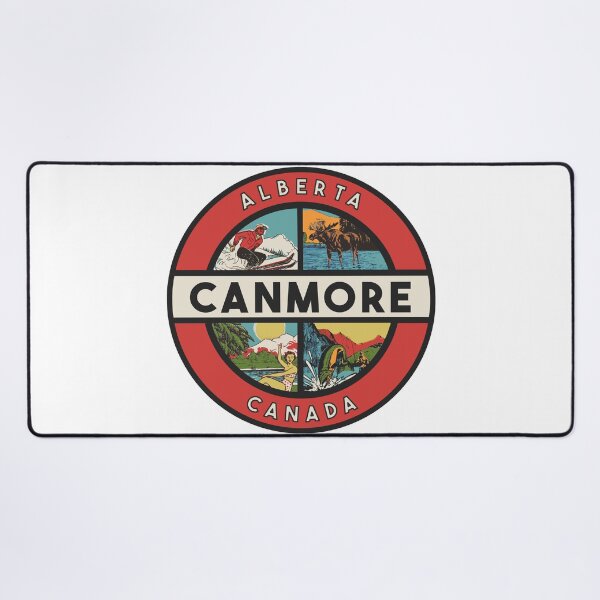 Item preview, Canmore Alberta Canada Vintage Style designed and sold by Decal Mania.