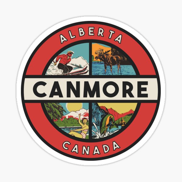 Item preview, Canmore Alberta Canada Vintage Style designed and sold by zsonn.