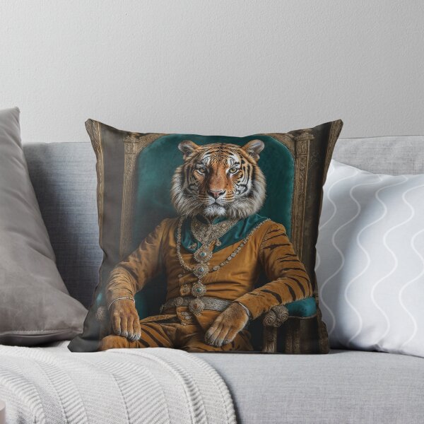 Item preview, A regally adorned Tiger designed and sold by ModernTwisted.