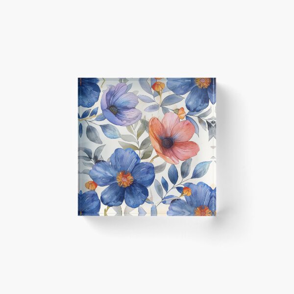 Item preview, watercolor Floral seamless pattern designed and sold by NGDigitalArt.