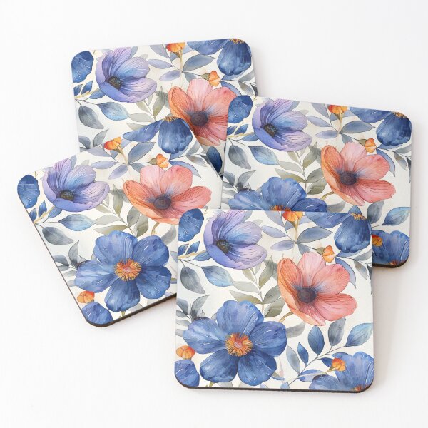 Item preview, watercolor Floral seamless pattern designed and sold by NGDigitalArt.