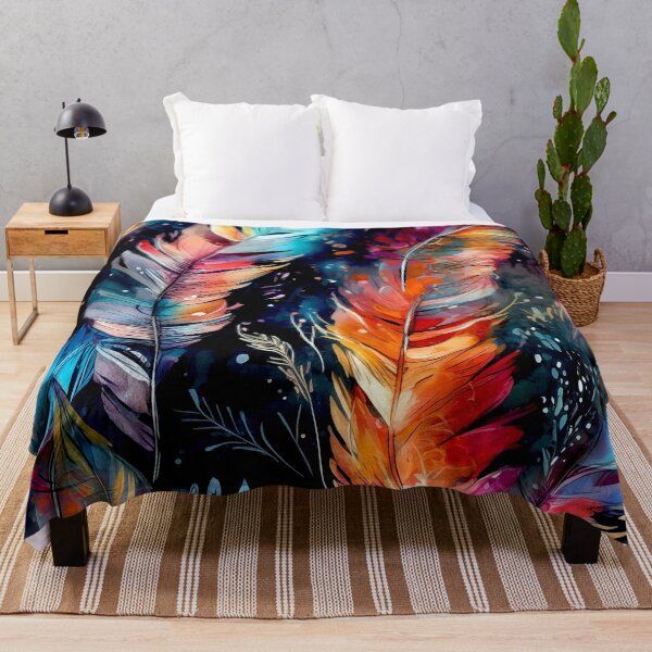 Item preview, Watercolor Feathers bird #pattern #feathers designed and sold by JBJart.