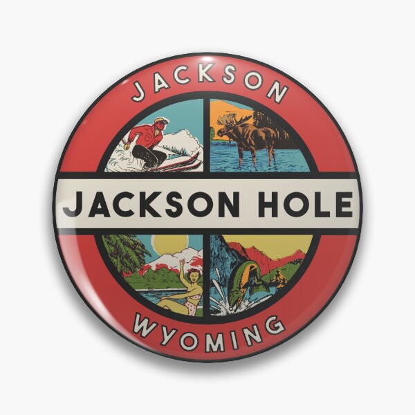 Item preview, Jackson Hole Wyoming Vintage Style designed and sold by Decal Mania.