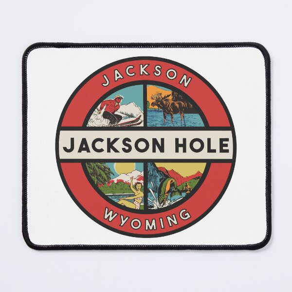 Item preview, Jackson Hole Wyoming Vintage Style designed and sold by Decal Mania.