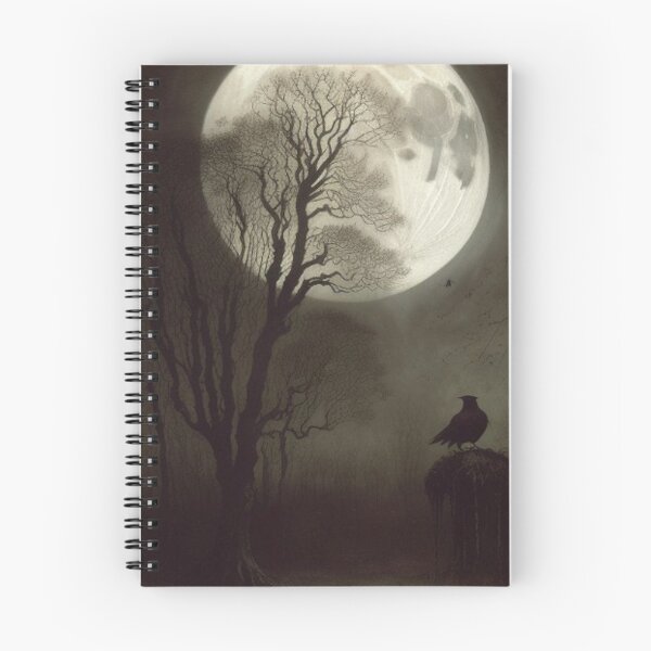 Item preview, Abstract Dark Haunting Crow Scene designed and sold by TheDarkWardrobe.
