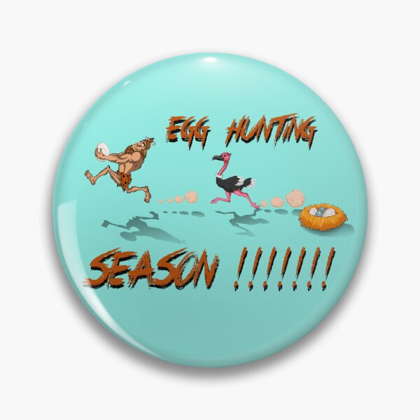 Item preview, A caveman stole an ostrich egg "Egg hunting season". designed and sold by Dream-Way.