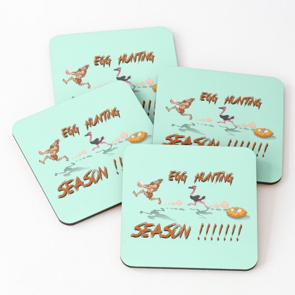 Item preview, A caveman stole an ostrich egg "Egg hunting season". designed and sold by Dream-Way.