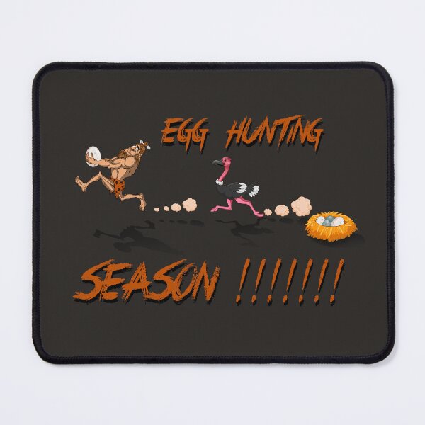 Item preview, A caveman stole an ostrich egg "Egg hunting season". designed and sold by Dream-Way.