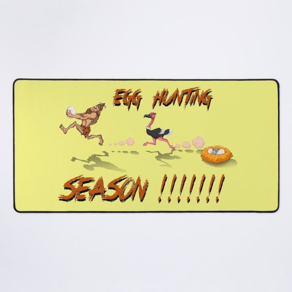 Item preview, A caveman stole an ostrich egg "Egg hunting season". designed and sold by Dream-Way.