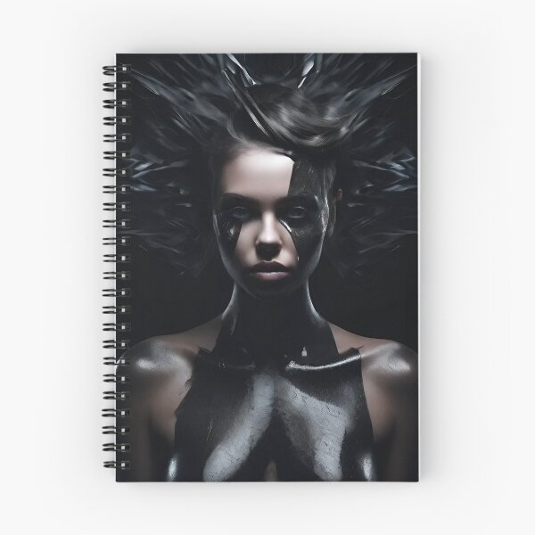 Item preview, Black Paint Goth Model, Gothic Digital Art designed and sold by Burn-Ego.