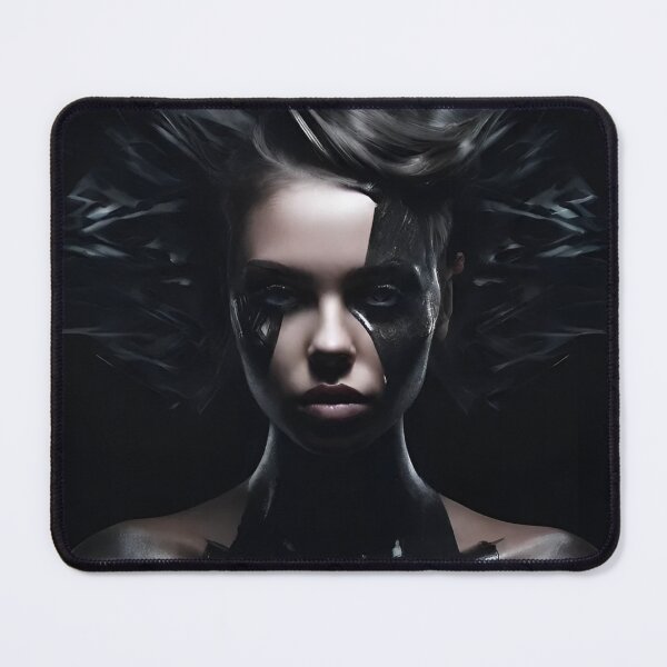 Item preview, Black Paint Goth Model, Gothic Digital Art designed and sold by Burn-Ego.