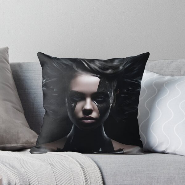 Item preview, Black Paint Goth Model, Gothic Digital Art designed and sold by Burn-Ego.