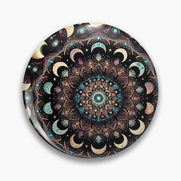 Item preview, Celestial Elegance: Intricate Moon Pattern designed and sold by Rui Fernandes.