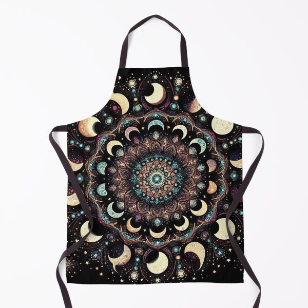 Item preview, Celestial Elegance: Intricate Moon Pattern designed and sold by Rui Fernandes.