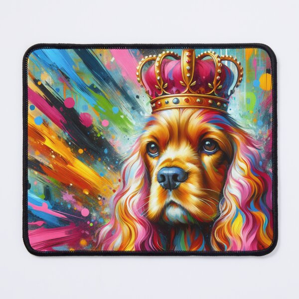 Item preview, Cocker Spaniel with a Crown designed and sold by MyCozyCorner24.