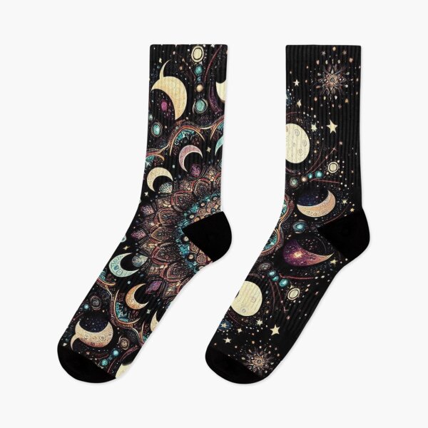 Item preview, Celestial Elegance: Intricate Moon Pattern designed and sold by Rui Fernandes.