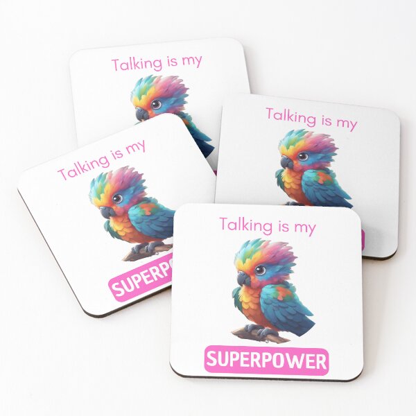 Item preview, Cute parrot has a superpower designed and sold by KarakitAI.