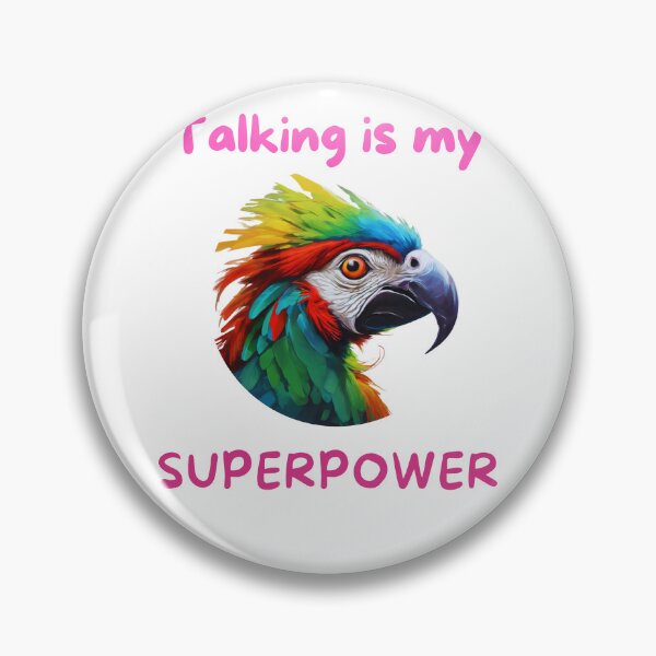 Item preview, Cute parrot has a superpower designed and sold by KarakitAI.