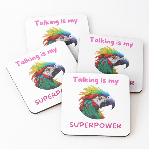 Item preview, Cute parrot has a superpower designed and sold by KarakitAI.