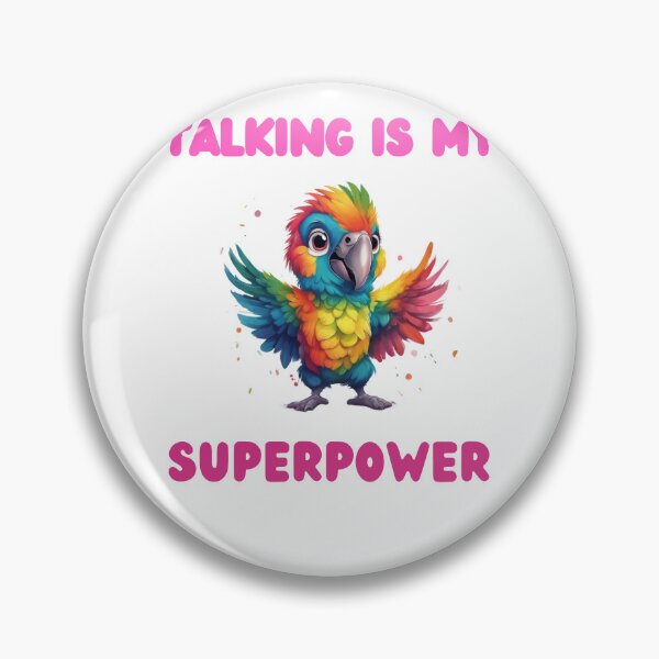 Item preview, Cute parrot has a superpower designed and sold by KarakitAI.
