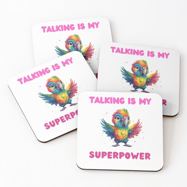 Item preview, Cute parrot has a superpower designed and sold by KarakitAI.