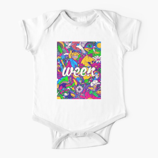 halloween with ween Short Sleeve Baby One-Piece