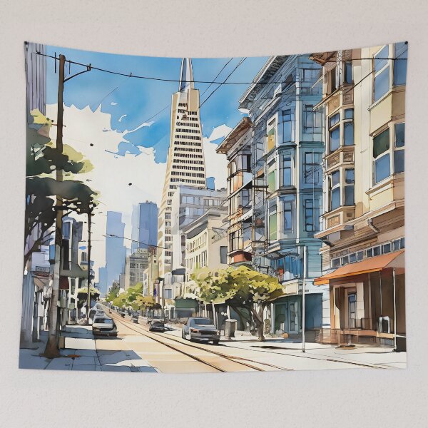 Item preview, Beautiful San Francisco designed and sold by ArtsyWishesShop.