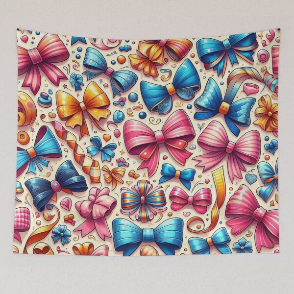 Item preview, Festive Flair: Colorful Ribbons Pattern designed and sold by Rui Fernandes.