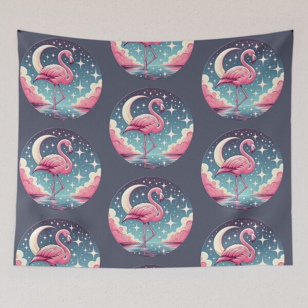 Item preview, Starry Flamingo designed and sold by Vkinsify.