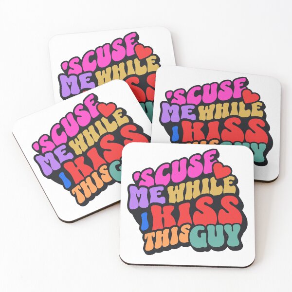 Item preview, Scuse Me While I Kiss This Guy: Retro Psychedelic Art designed and sold by MondegreenLLC.