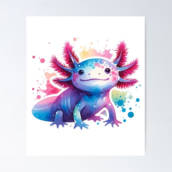 Item preview, Painting of an Axolotl designed and sold by JesNoh.