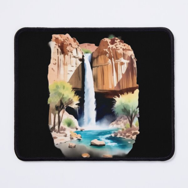 Item preview, watercolor havasu waterfalls designed and sold by EuropeanPrints.