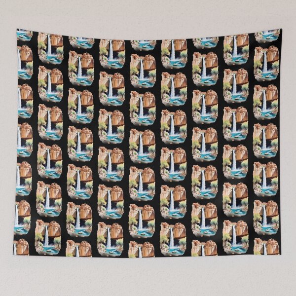 Item preview, watercolor havasu waterfalls designed and sold by EuropeanPrints.