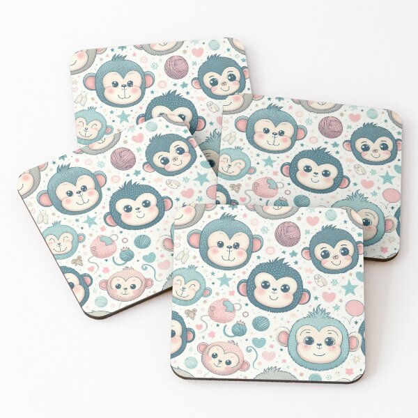 Item preview, Merry Monkeys: A Whimsical Wildlife Waltz designed and sold by Furbulous Faces.
