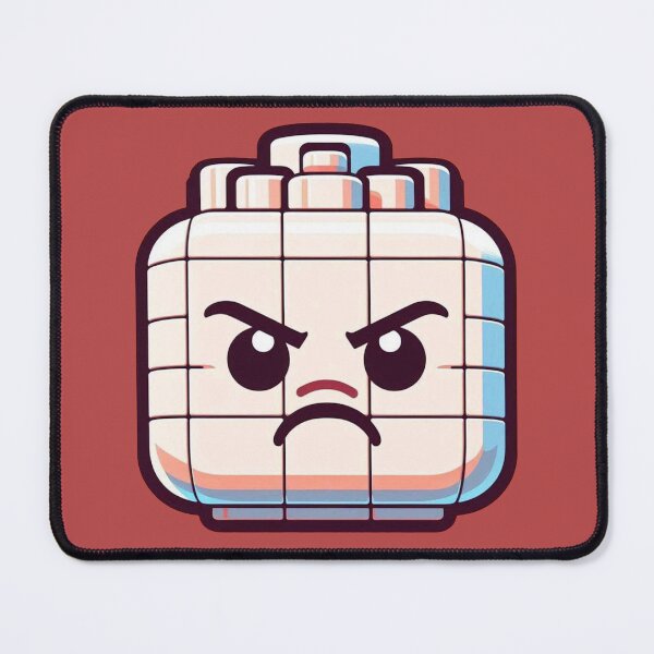 Item preview, Angry Brick Face designed and sold by Vkinsify.