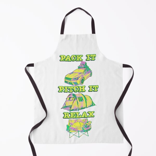Item preview, Pack it, Pitch it, Relax - Green, Yellow and Pink Tent designed and sold by BeccaAelishe.