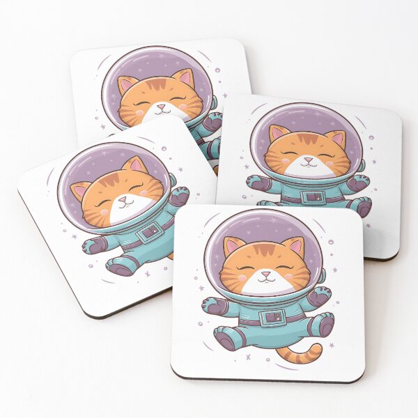 Item preview, Cute And Happy Cat In space designed and sold by artkidztee.