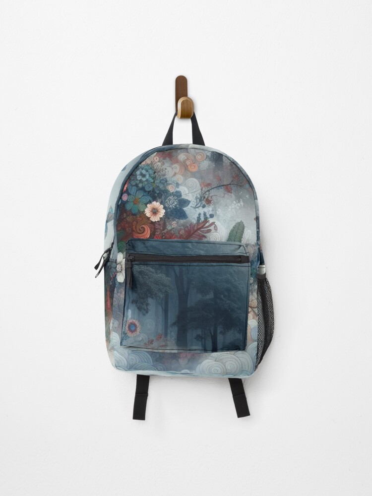 Thumbnail 1 of 3, Backpack, Fantastic Patterns Fog designed and sold by RuiFernandes.