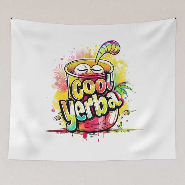 Item preview, Vibrant Cool Yerba Mate Matero Design designed and sold by flamini.