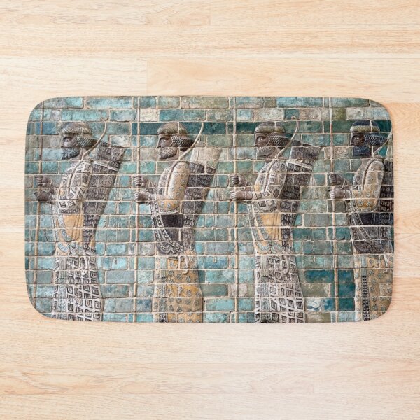 Item preview, Ancient Assyrian procession on glazed tiles designed and sold by ricoflinn.