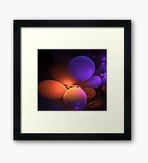 Lava baloons Framed Print